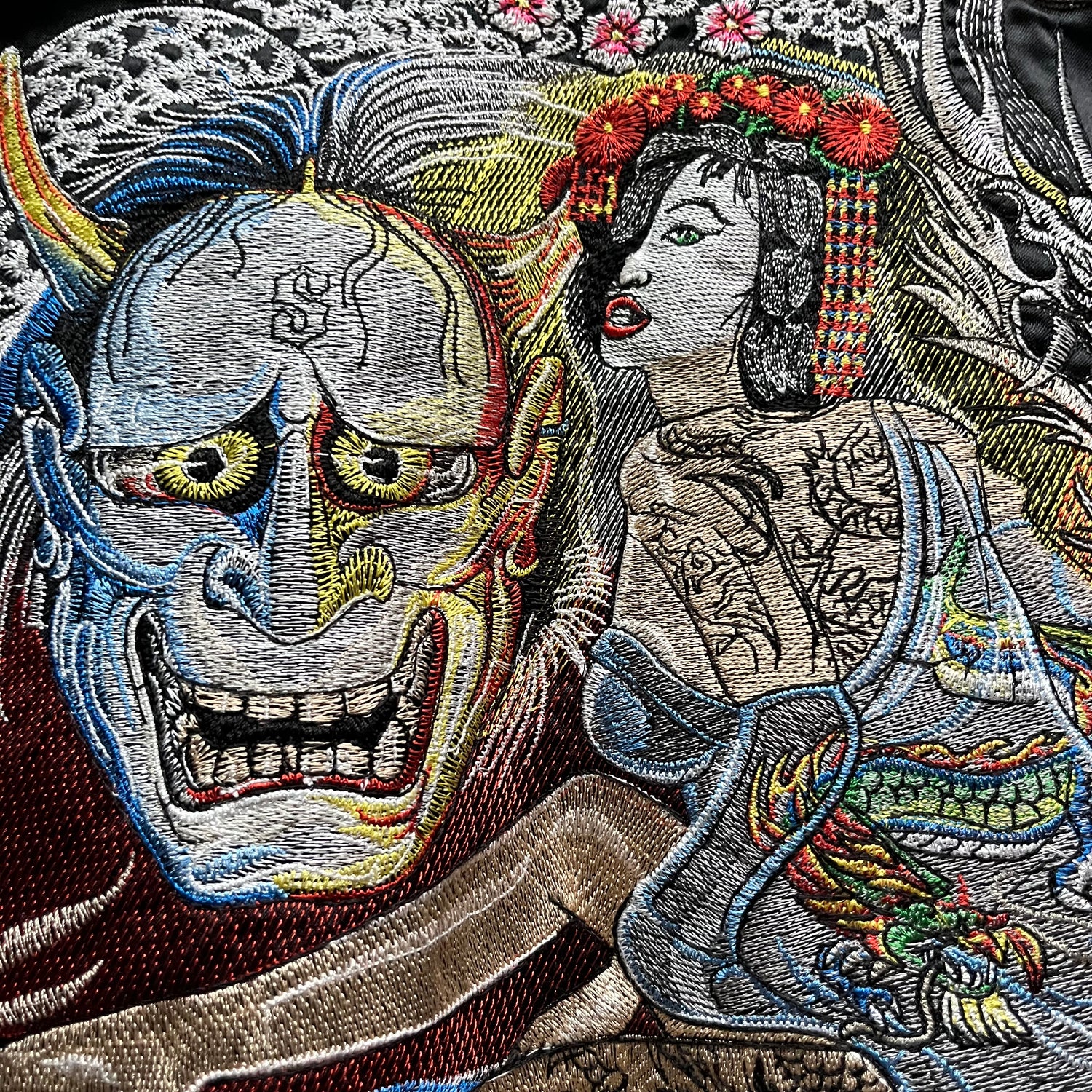 XL 00s Sugoi Tattoo Souvenir Jacket