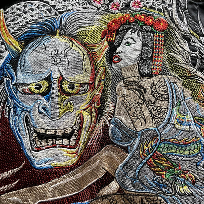 XL 00s Sugoi Tattoo Souvenir Jacket