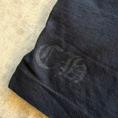 S Chrome Hearts Blue Neck Logo Tee
