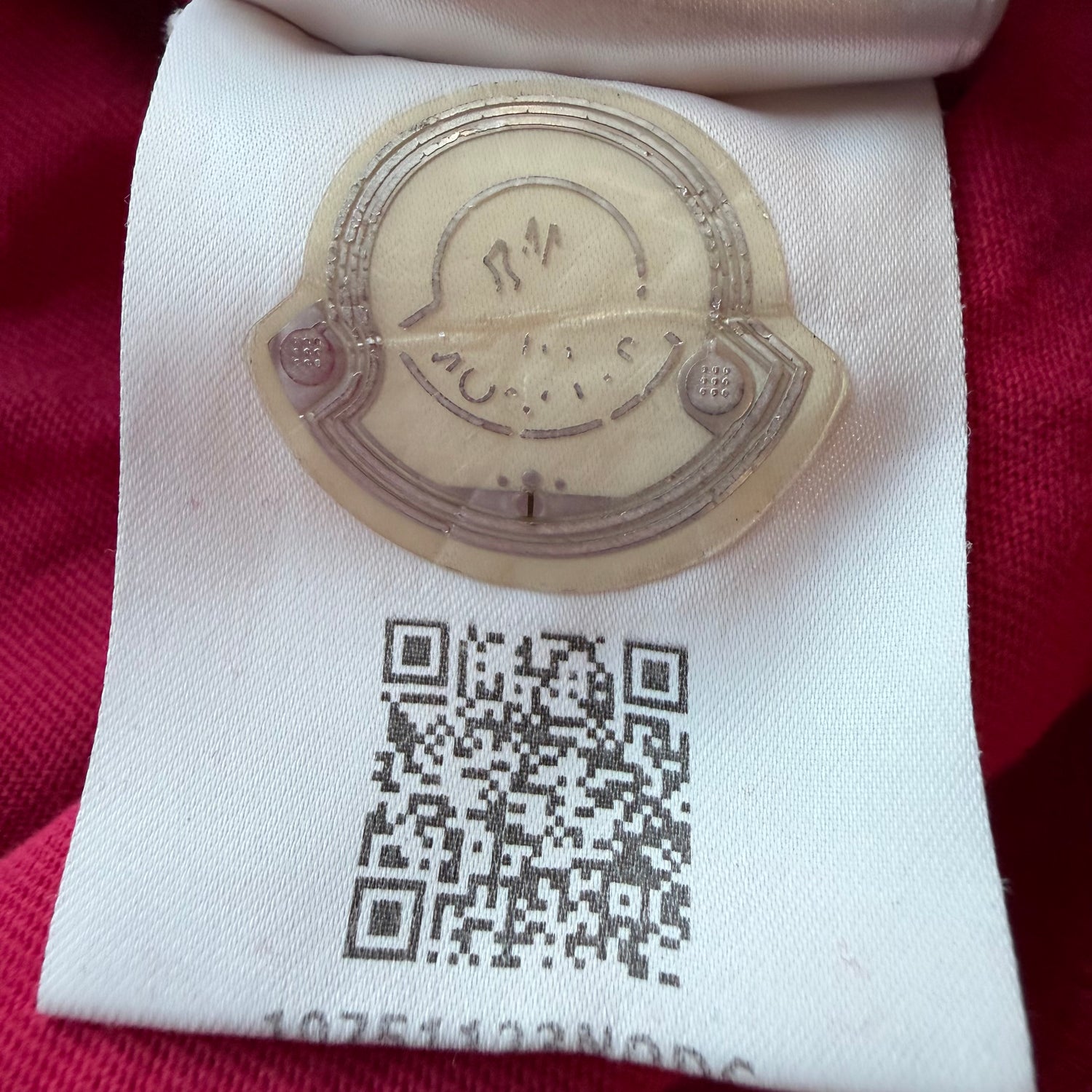 M Pink Moncler Spellout Tee