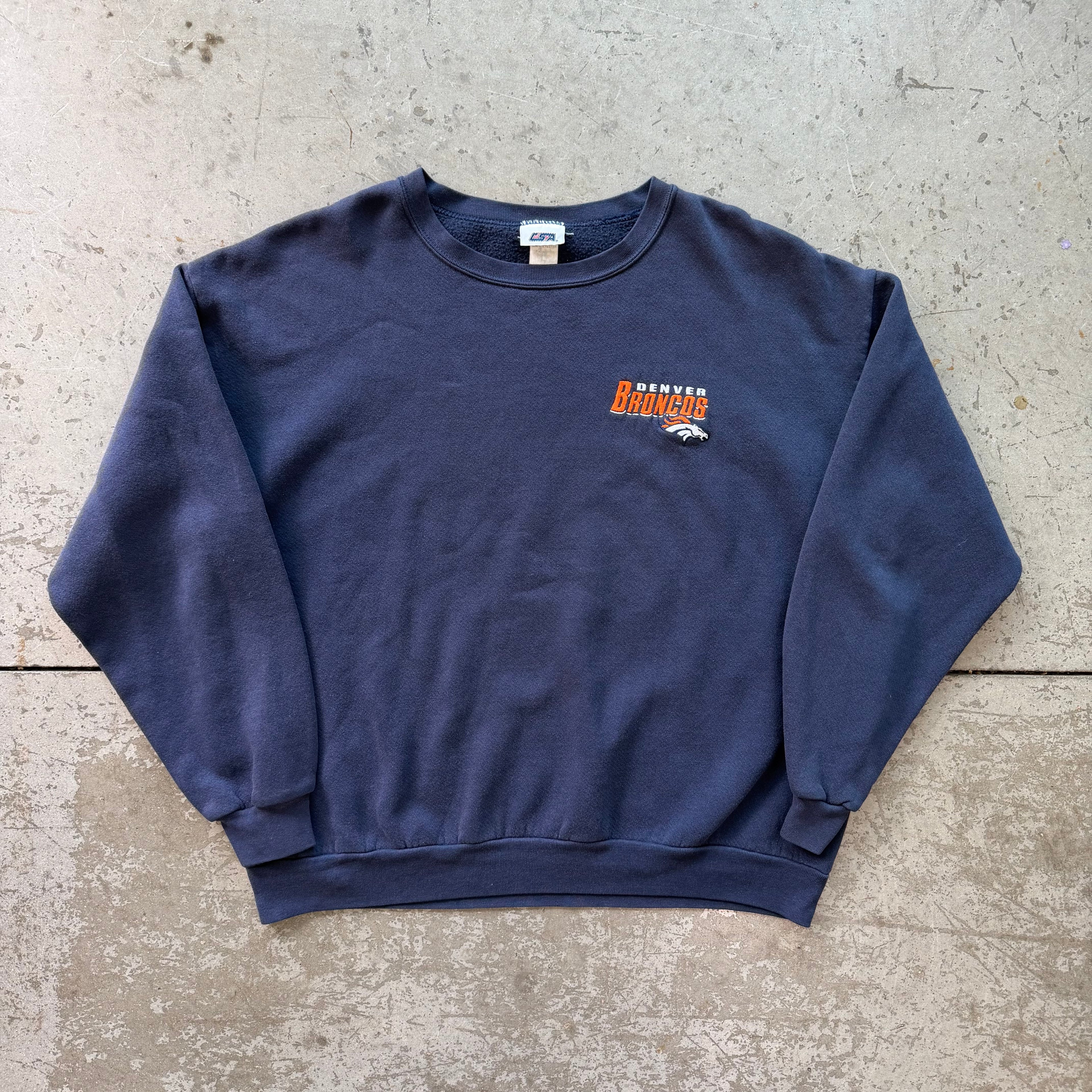 XL 00s Denver Broncos Crewneck