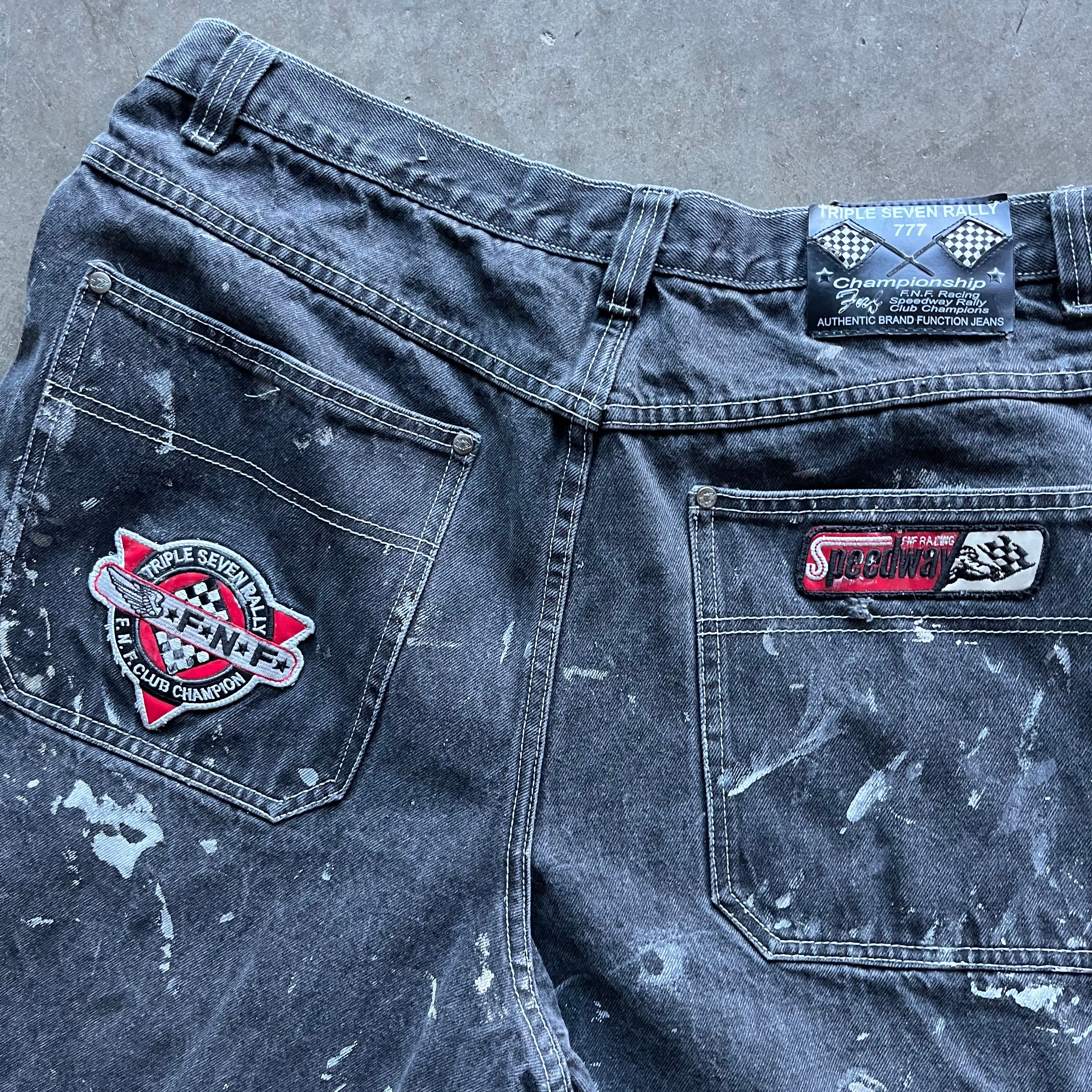 38x32 00s Splatter Racing Jeans