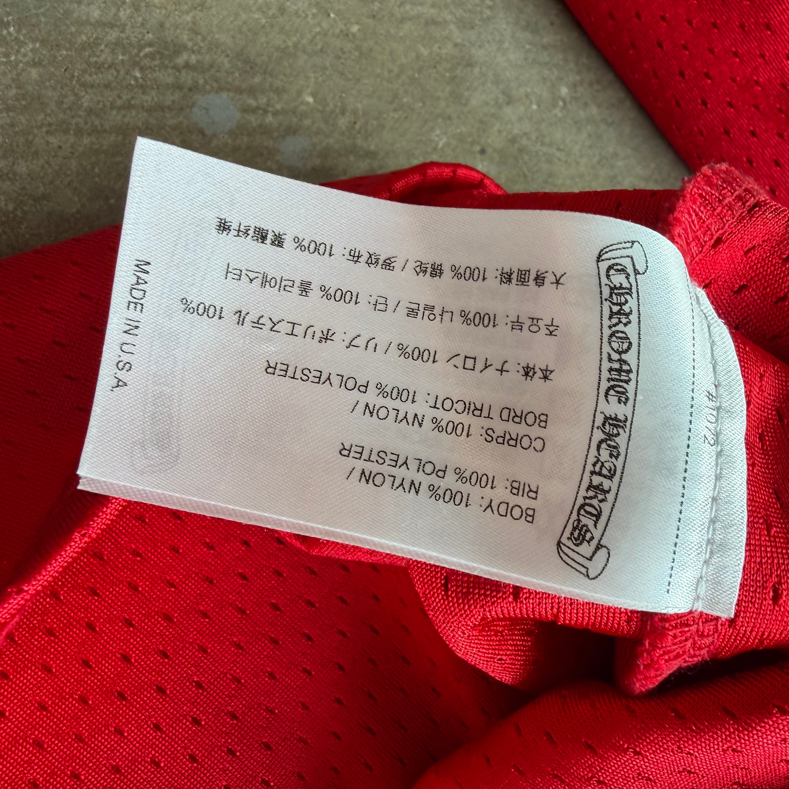 L Chrome Hearts Matty Boy Mesh Jersey Red