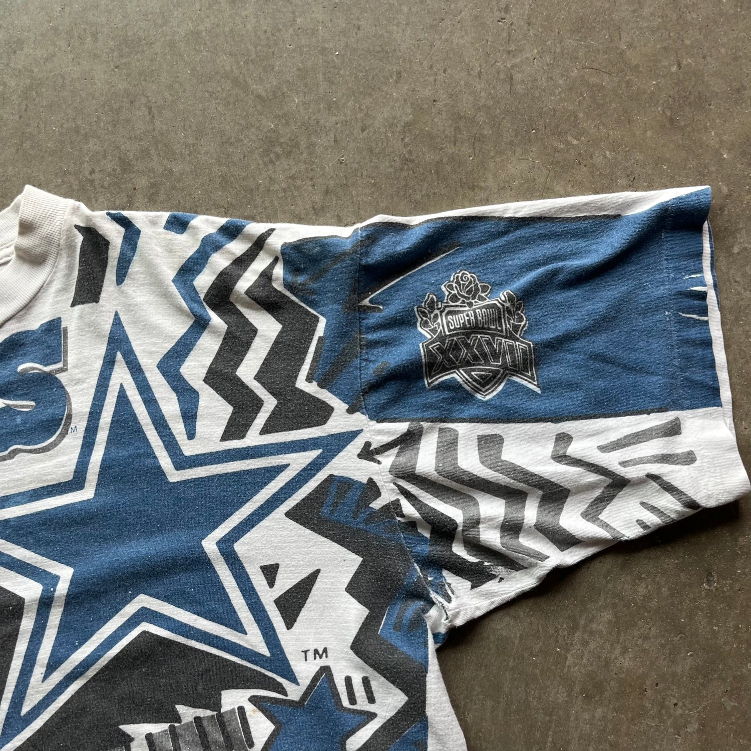 XXL 92 All over print Cowboys Tee