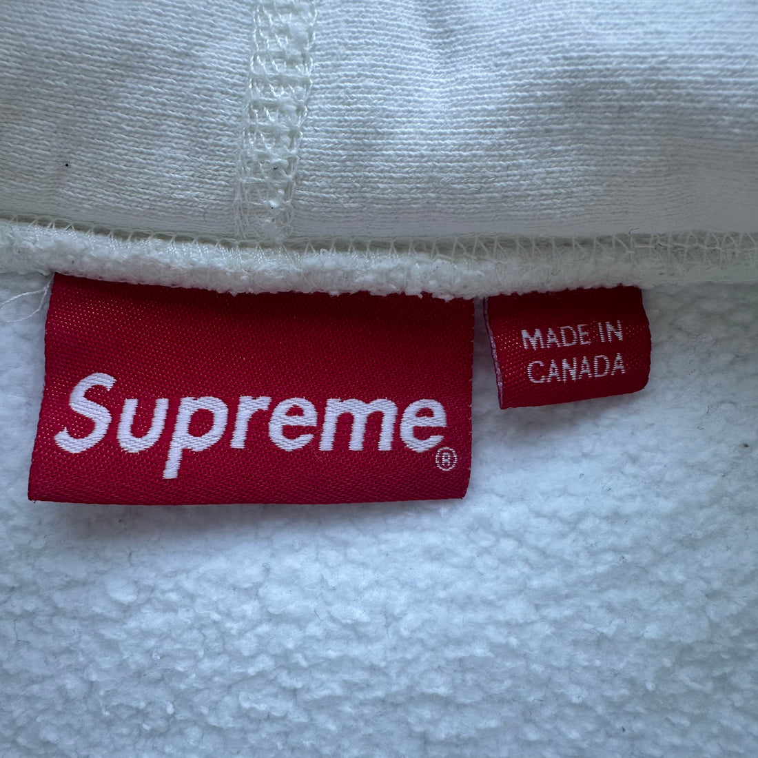 M Supreme Box Logo Hoodie White