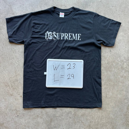 L Black Supreme Skull Tee