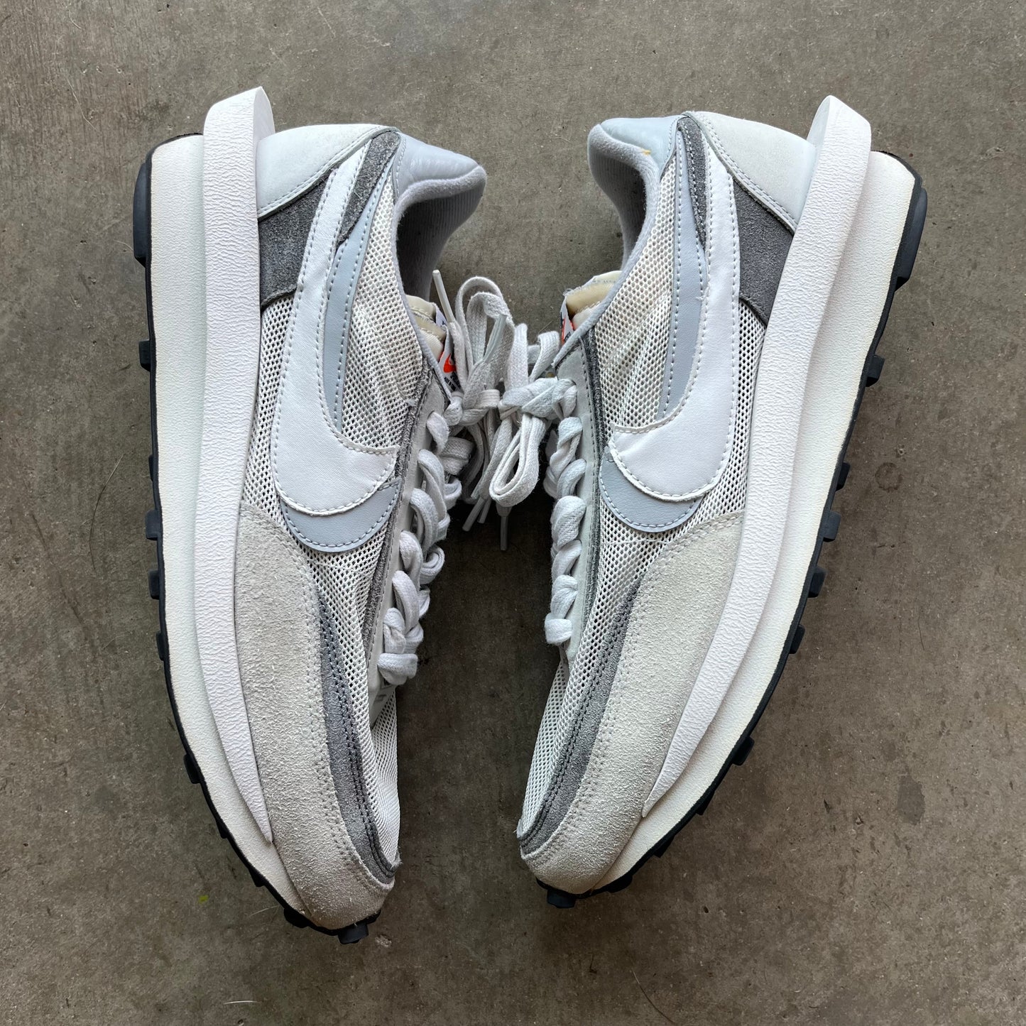 12 Used Sacai x Waffle White Bone