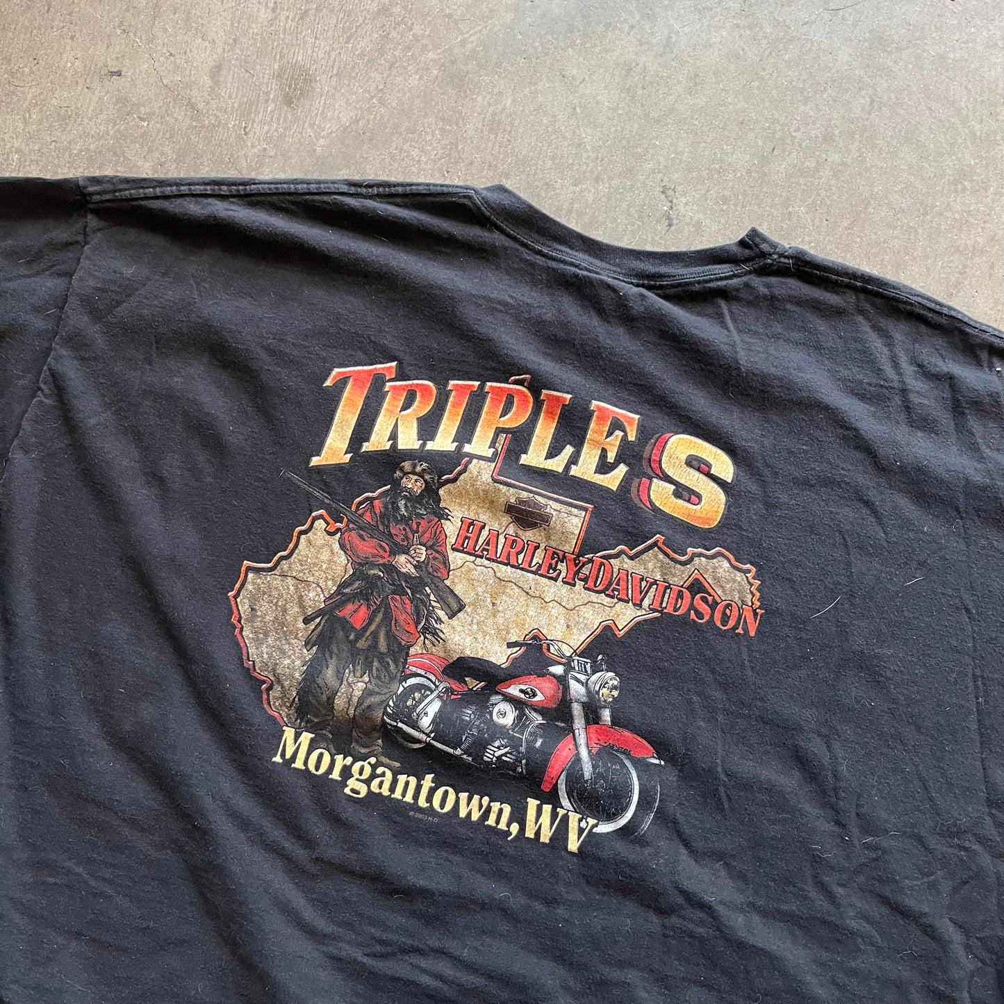 XXXL 08 Morgantown Harley Tee