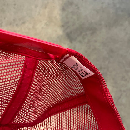 90s Red NASCAR Snapback