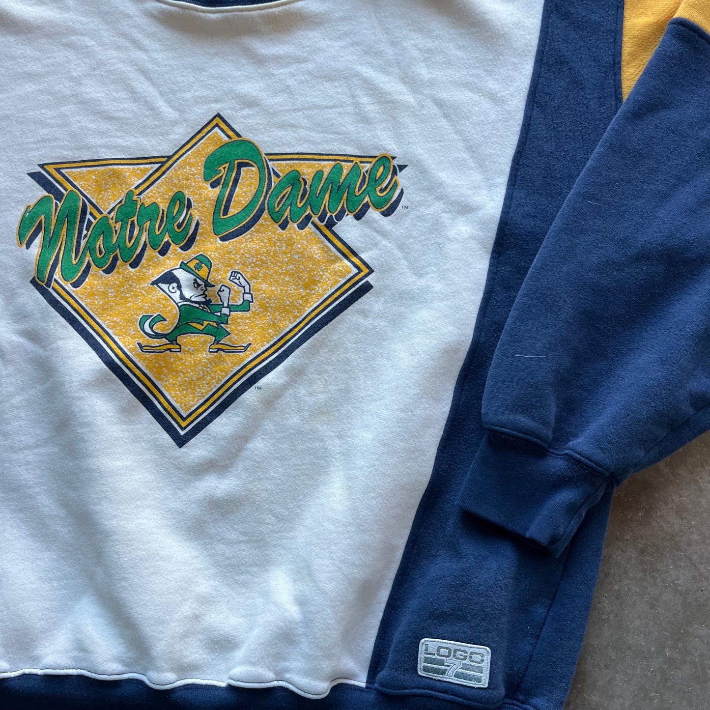 M 90s Norte Dame Crewneck