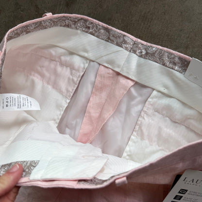 35x32 Lauren Ralph Lauren Pink Linen Pants