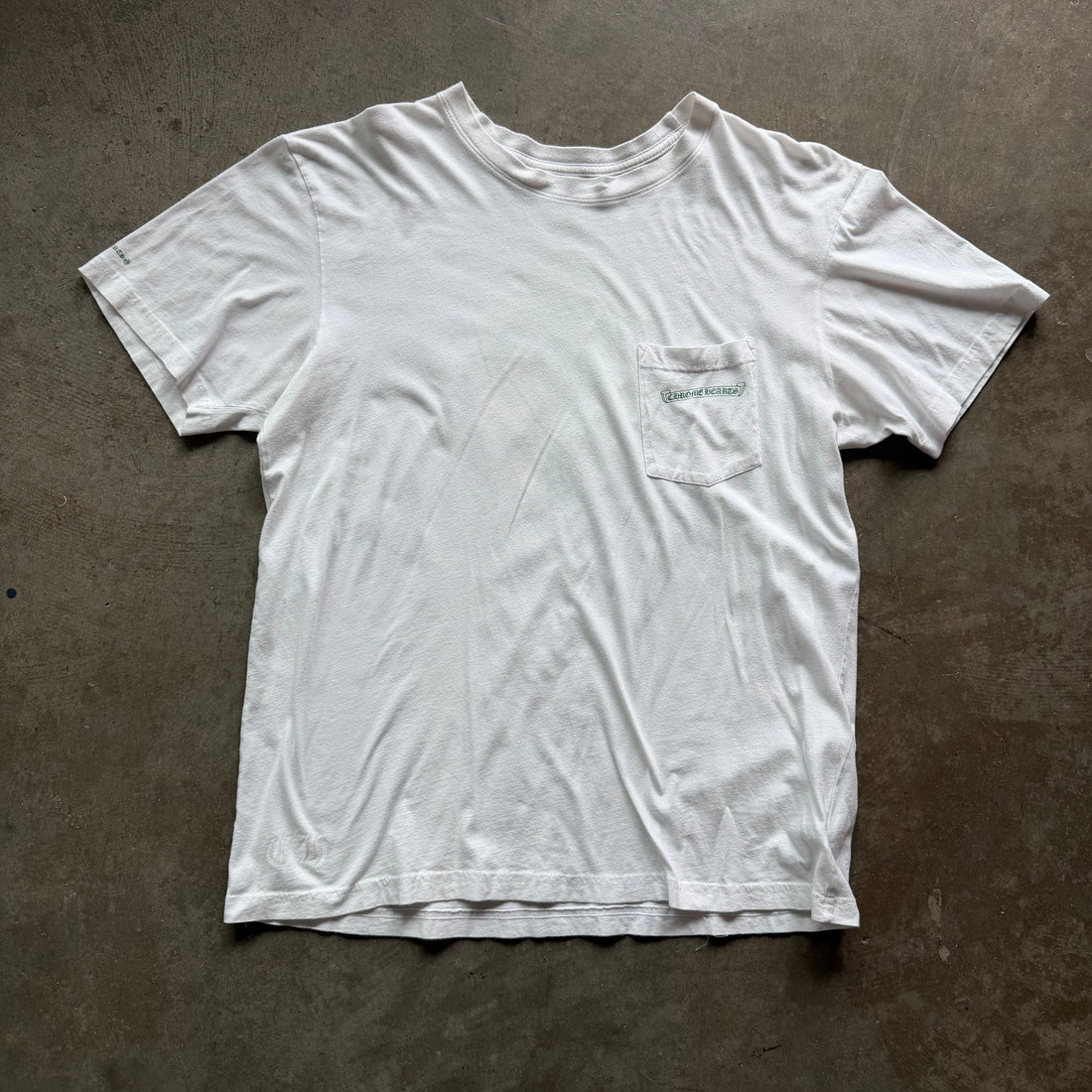 XXL Green Chrome Hearts Cemetery Logo Tee