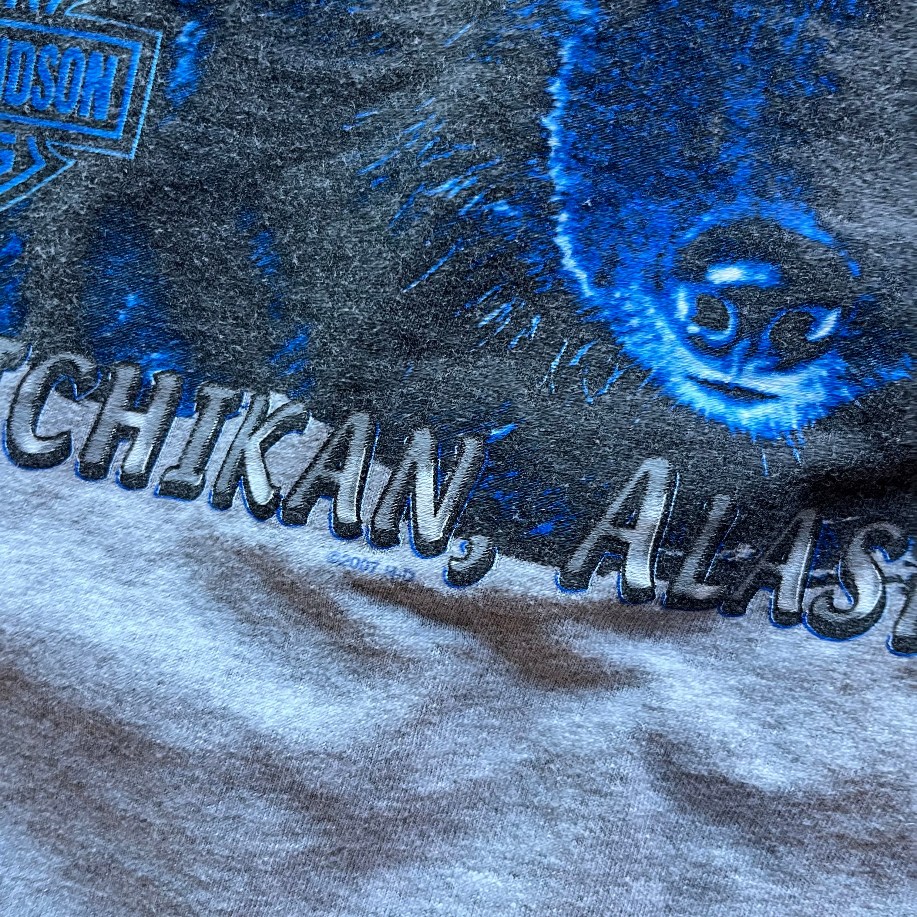 M 00s Alaska Harley Tee