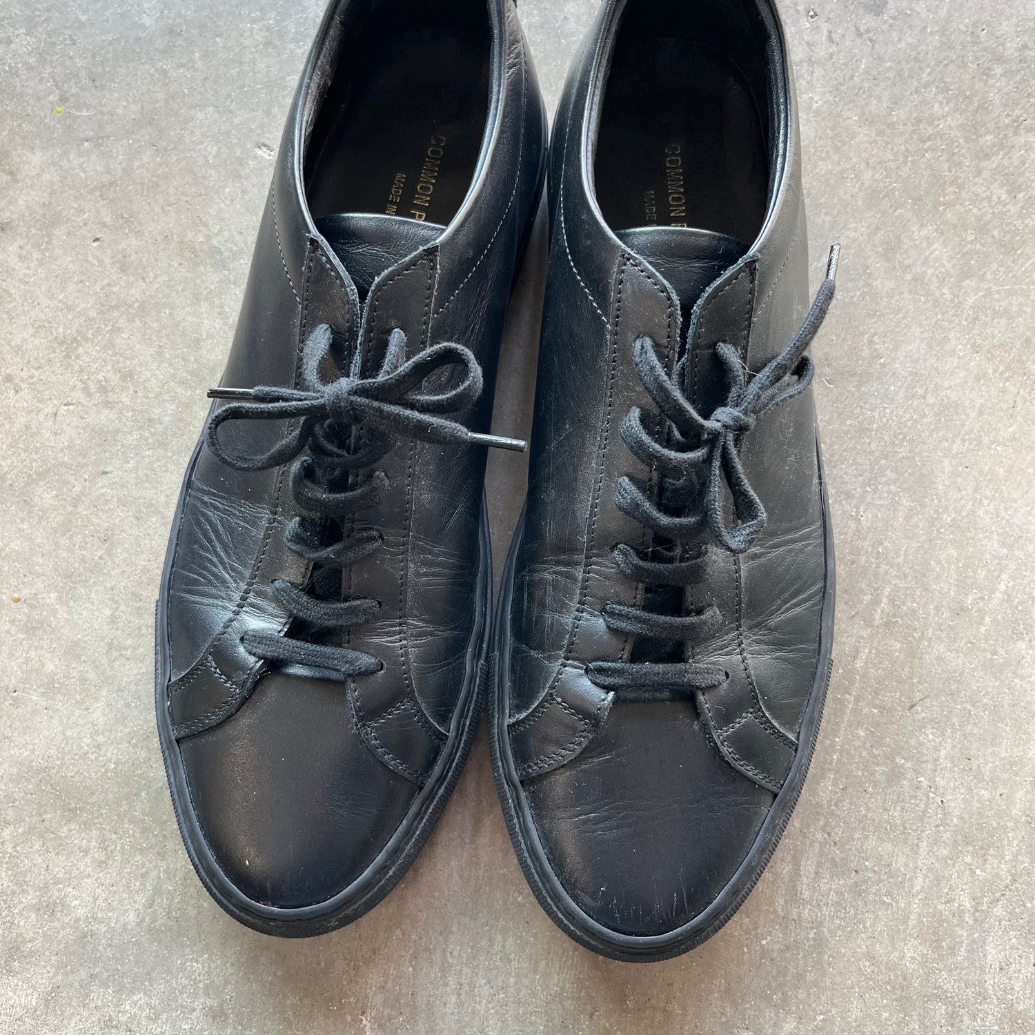 43eu Triple Black Common Projects Low
