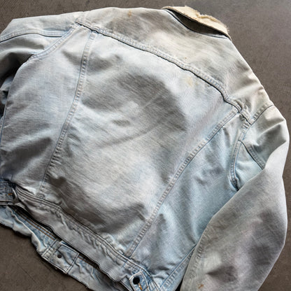 XL 1990s Lee Storm Rider Thrashed Denim Jacket