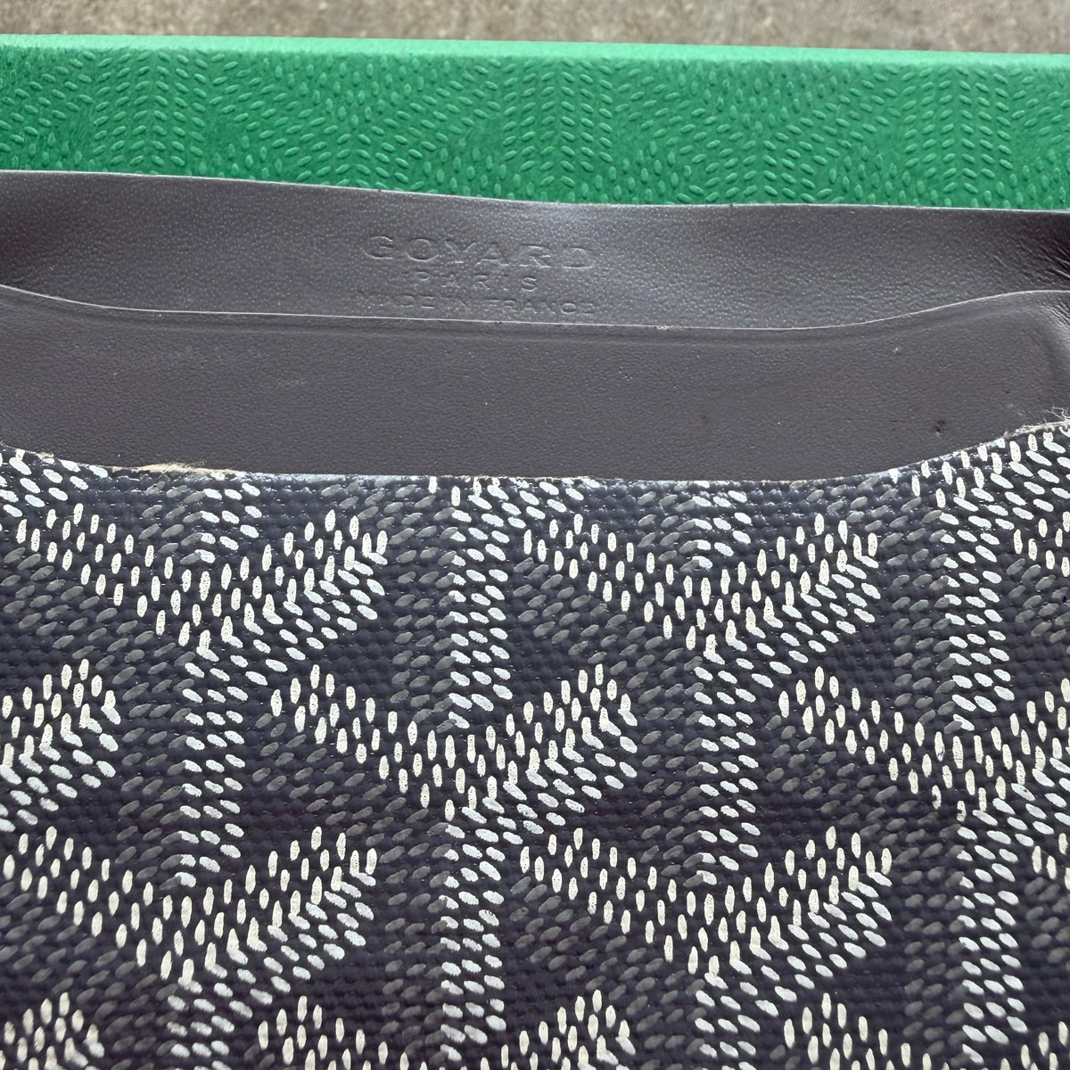 Goyard St Sulpice Card Holder Gray