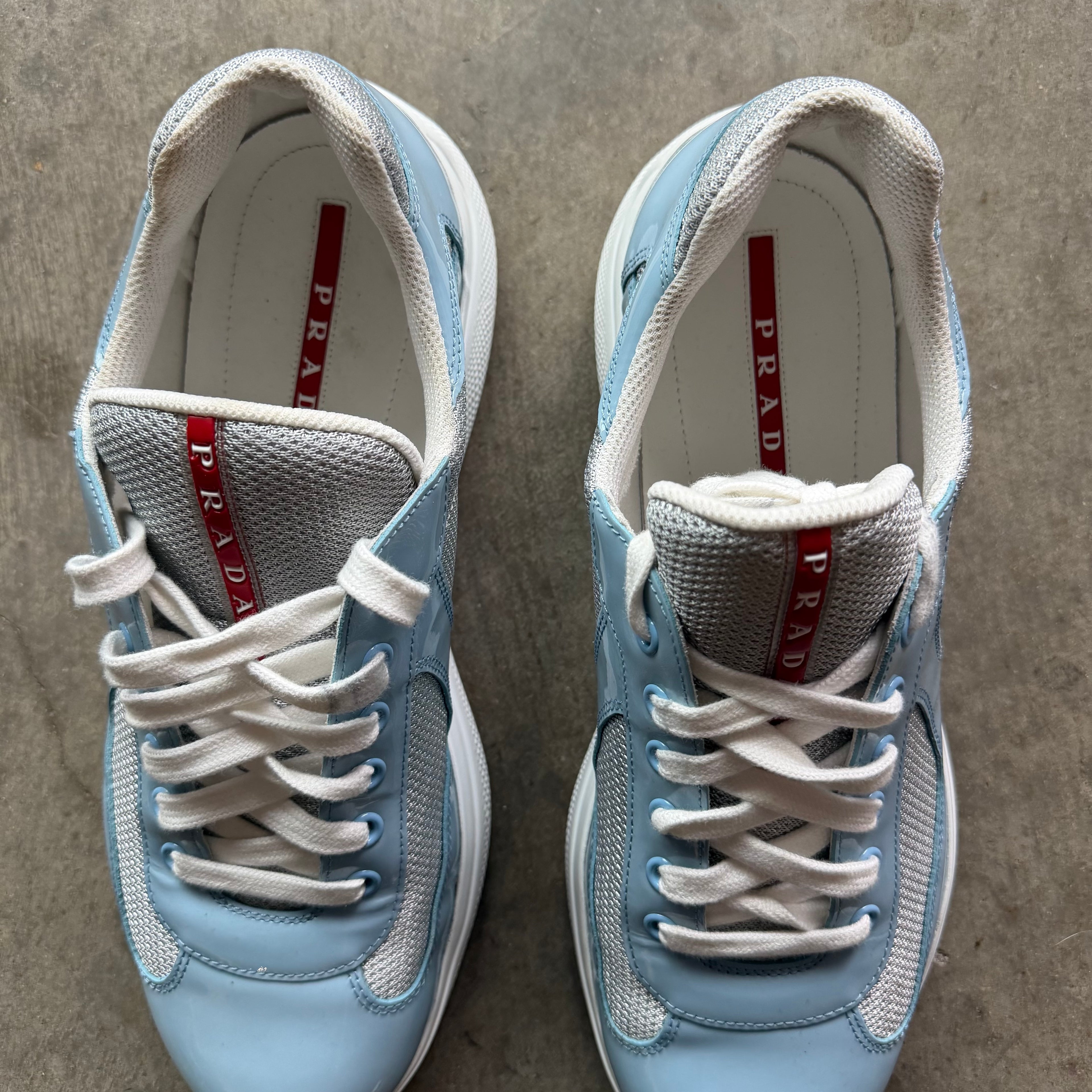 10 Used Baby Blue Prada Cup