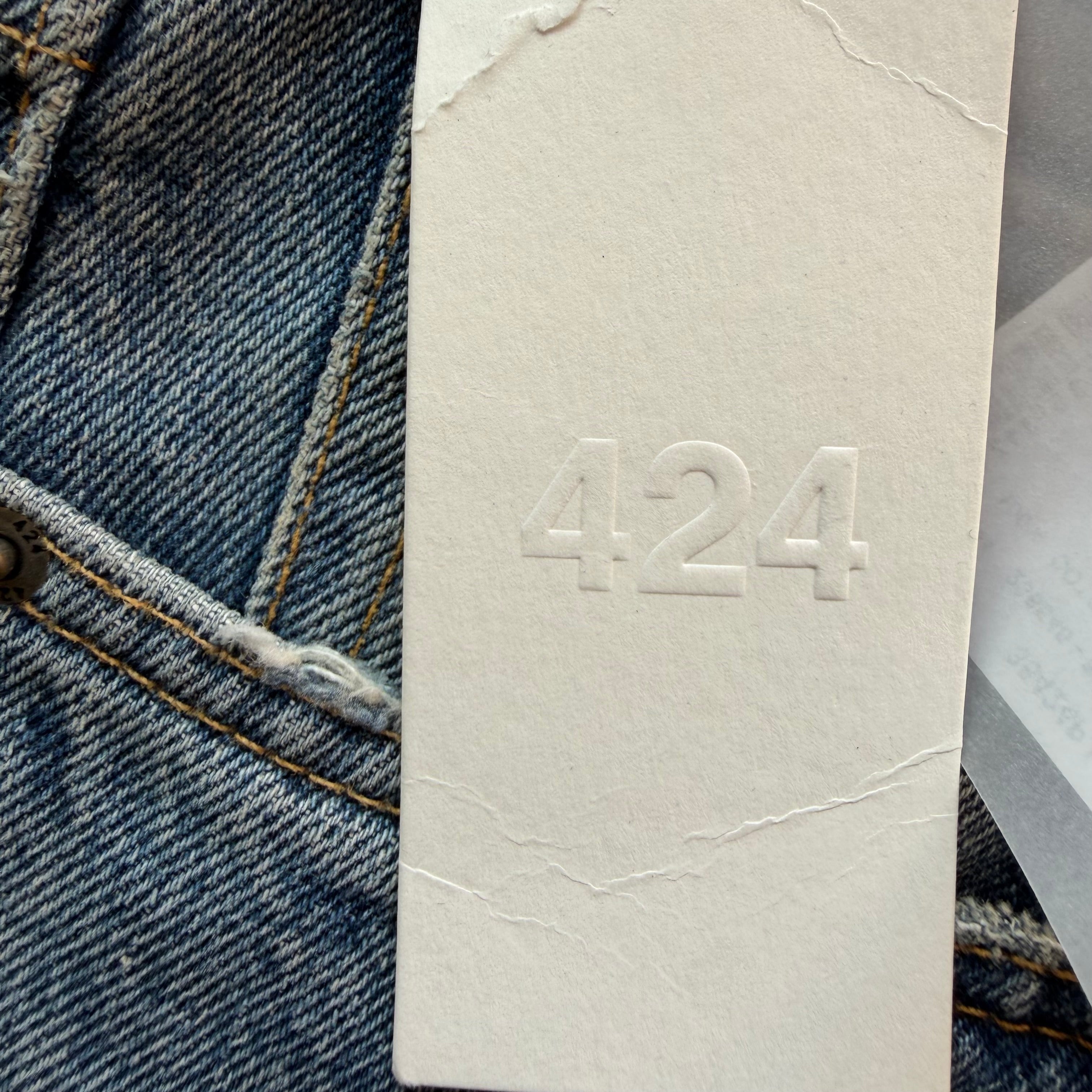 34x37 New 424 Lightwash Denim