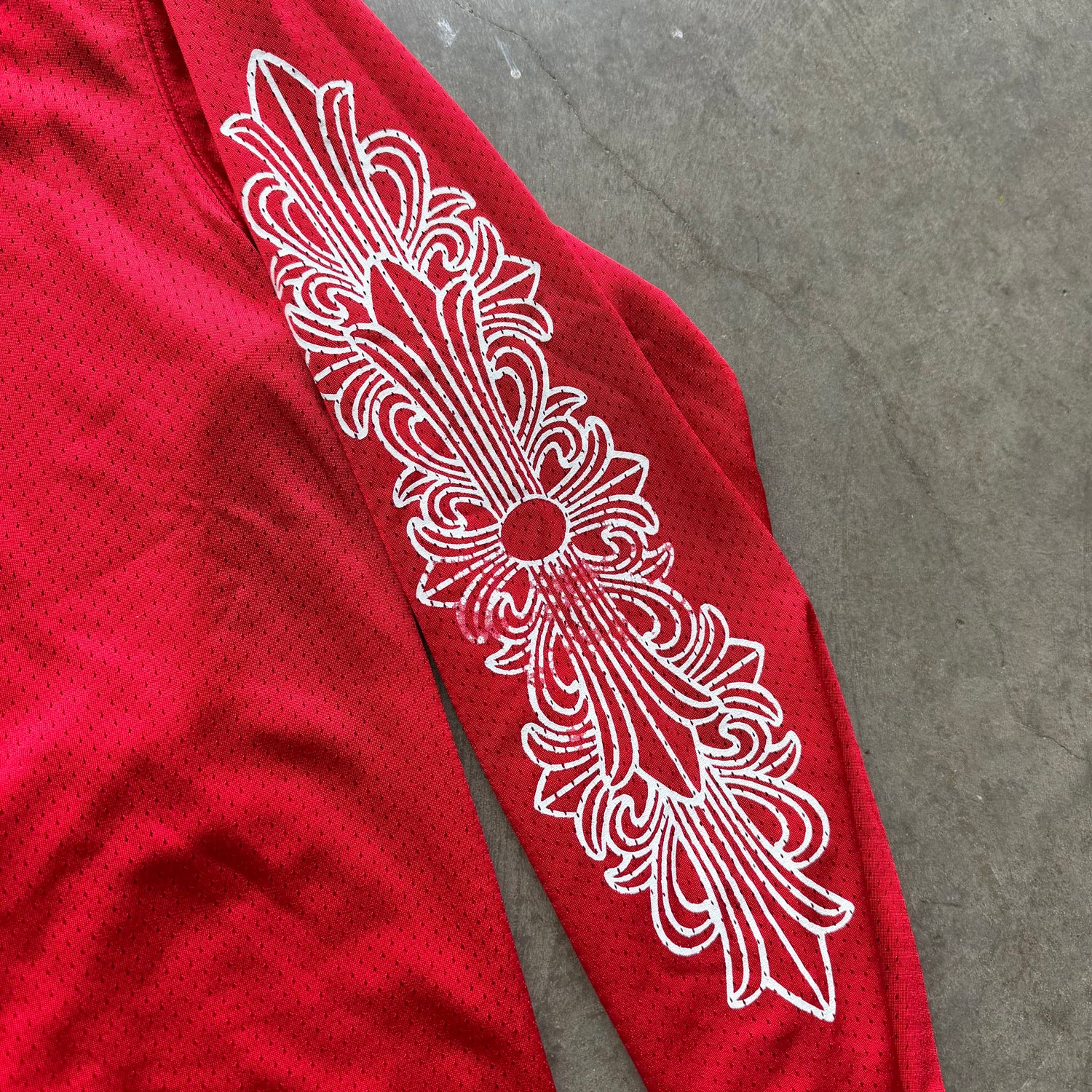 L Chrome Hearts Matty Boy Mesh Jersey Red