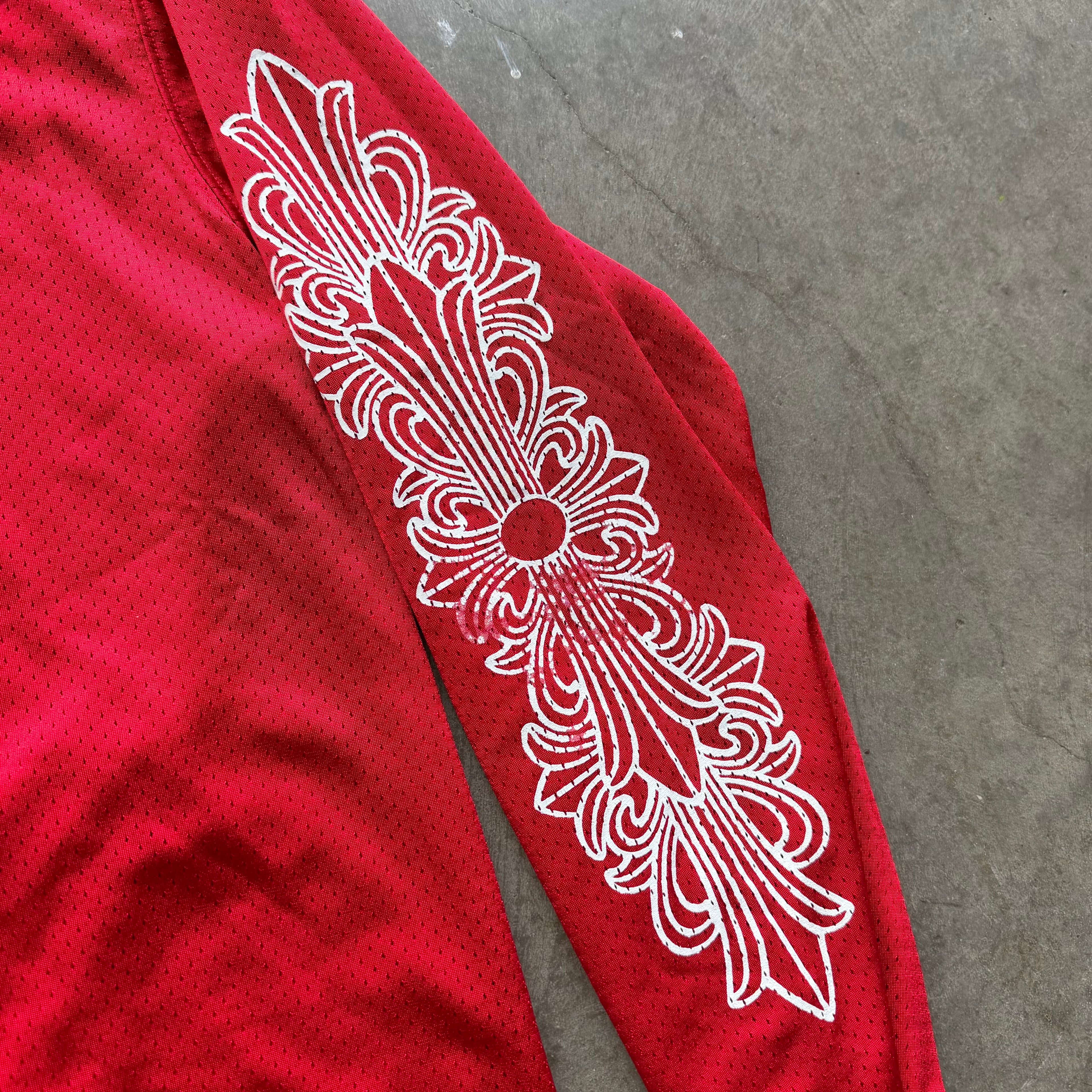L Chrome Hearts Matty Boy Mesh Jersey Red