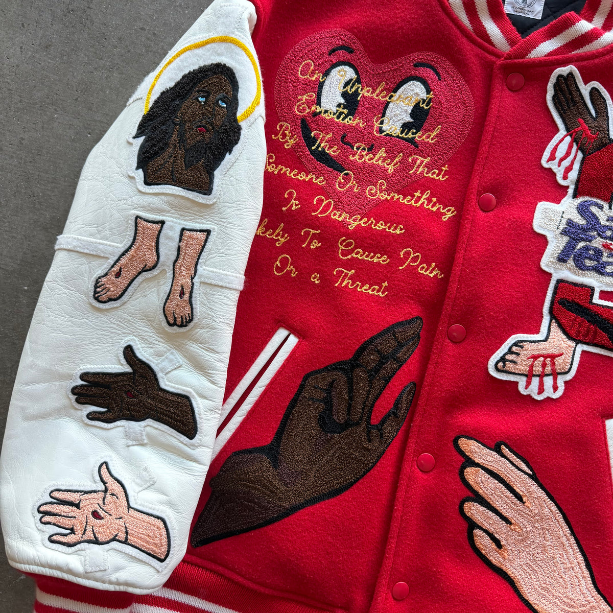S Saint Mxxxxx x Denim Tears Stadium Jacket
