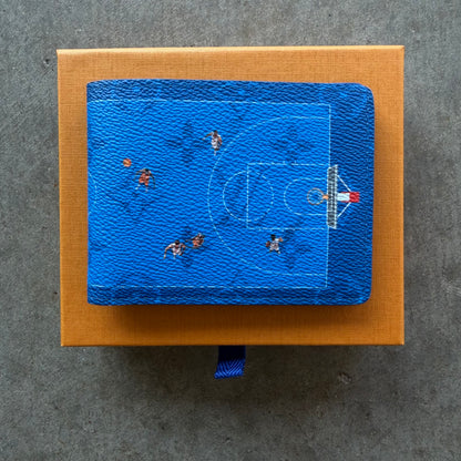 Louis Vuitton Slender Wallet Basketball Blue