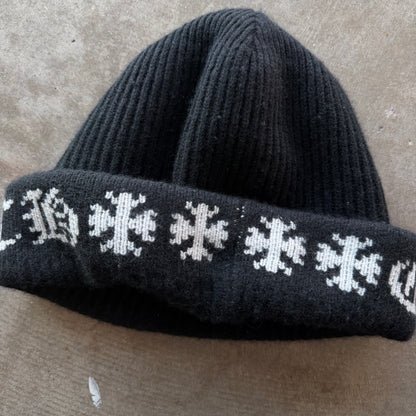 Chrome Hearts Big Daddy Cashmere Beanie Black