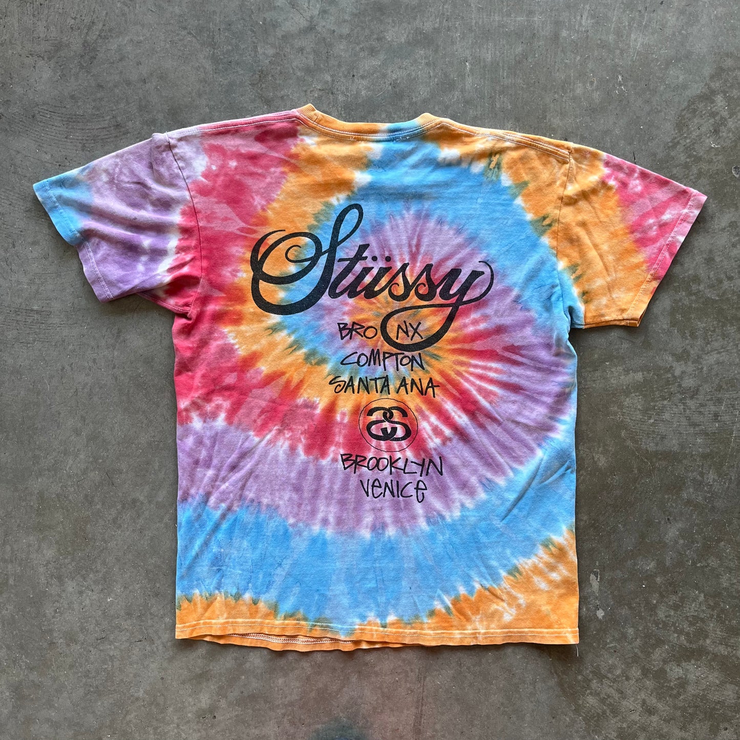 M Tye Dye Stussy Tee