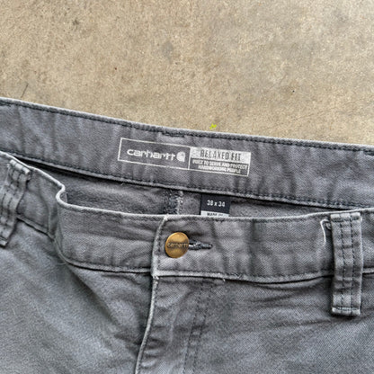 38x34 00s Grey Carhartt Pants