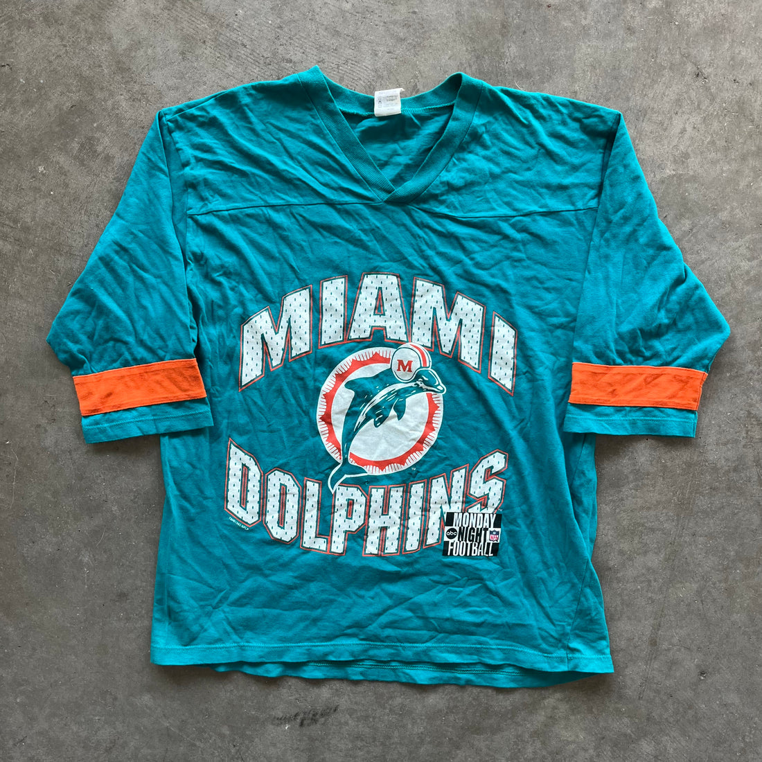 L 90s Miami Dolphins Tee