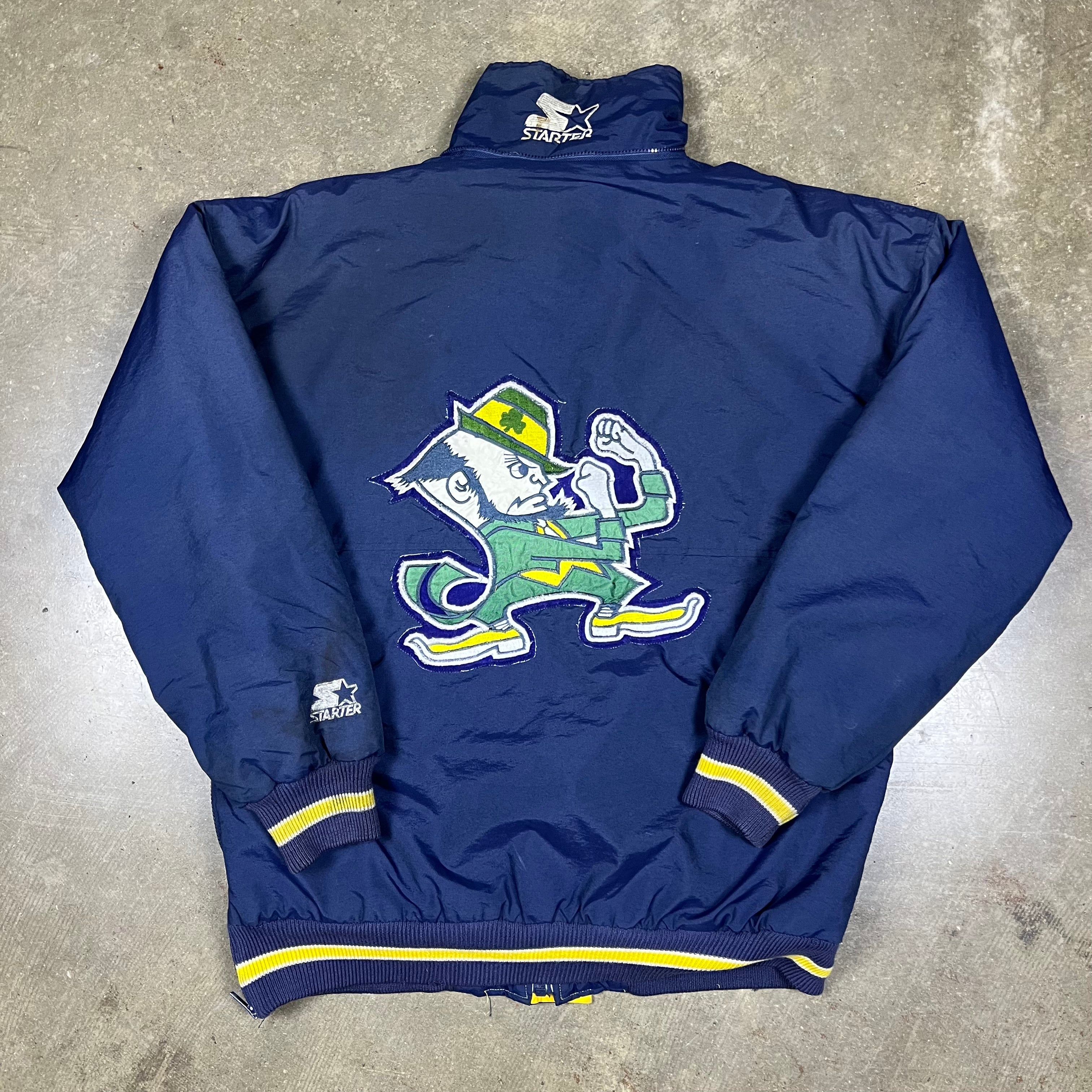 Vintage notre dame 2025 starter jacket