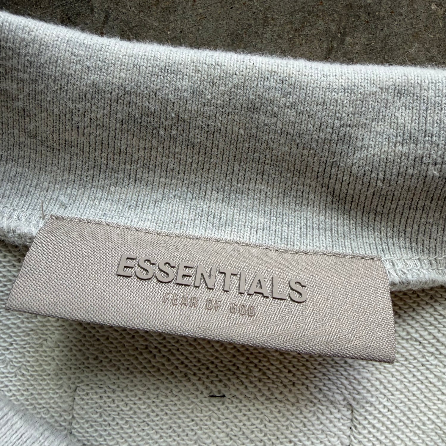 XXL Grey Essentials Rugby Sweater
