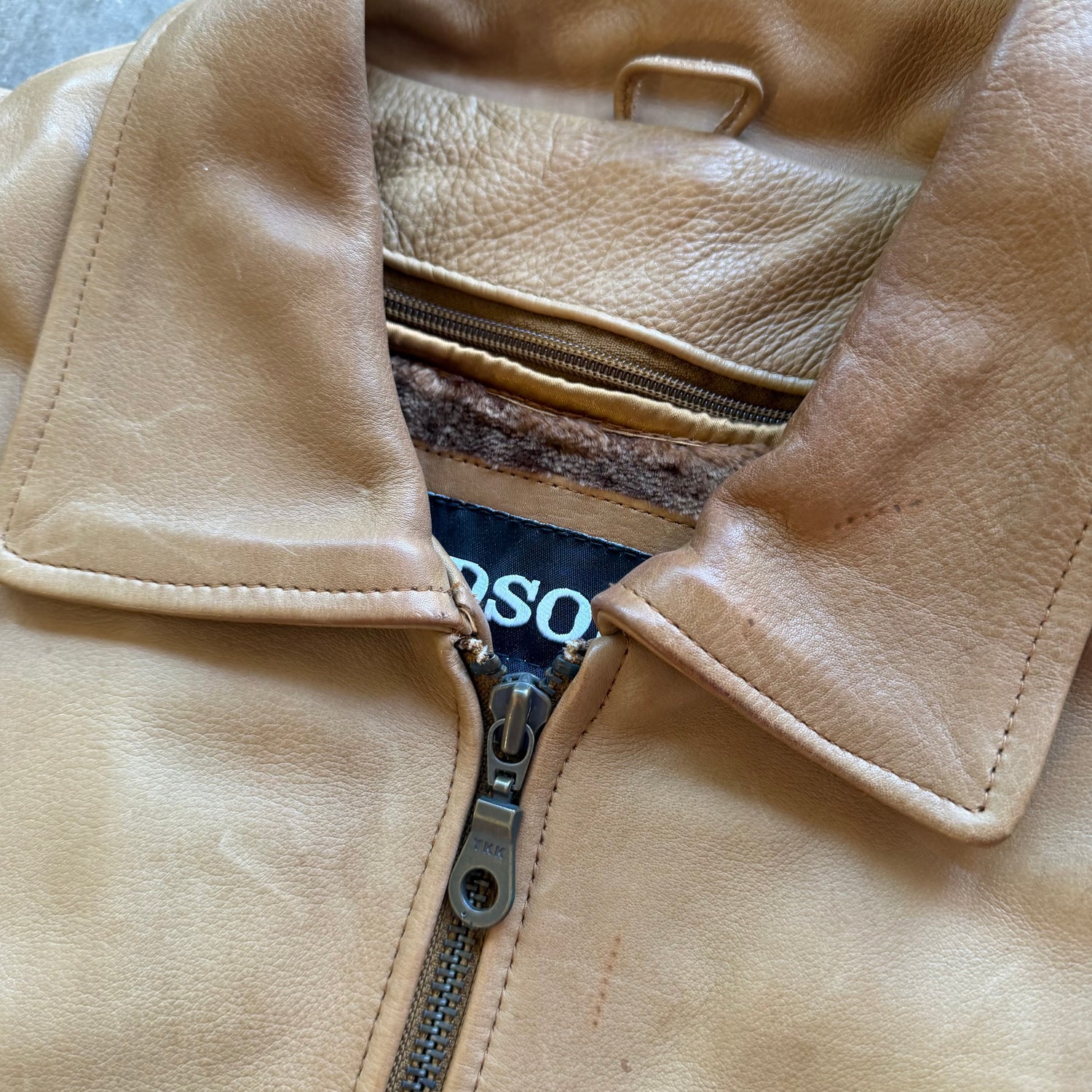 XL 90s Detachable Hudson Leather Jacket