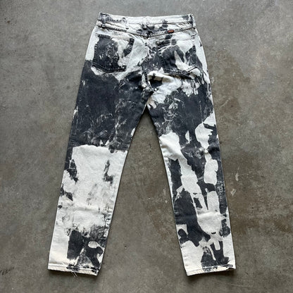 34x34 00s Bleached Rustler Jeans