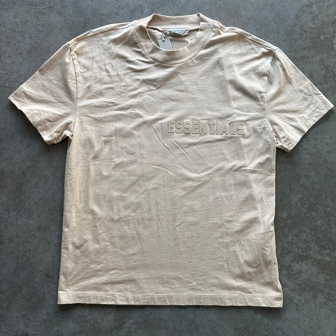 M Tan Fear of God Essentials Tee