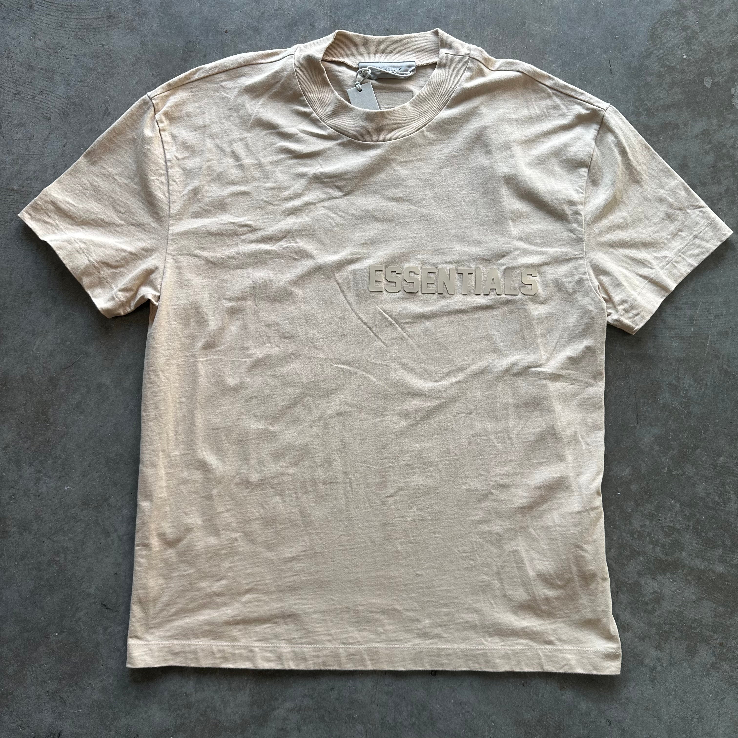 M Tan Fear of God Essentials Tee