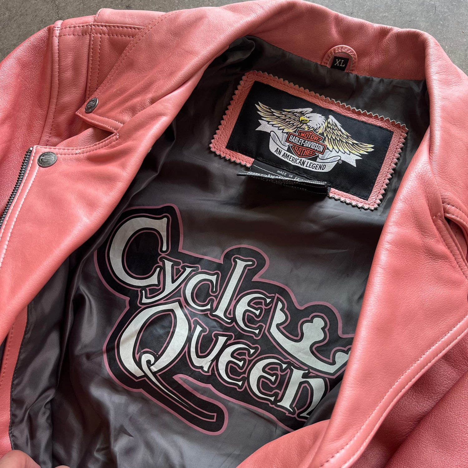 XL 90s Cycle Queen Harley Davidson Jacket