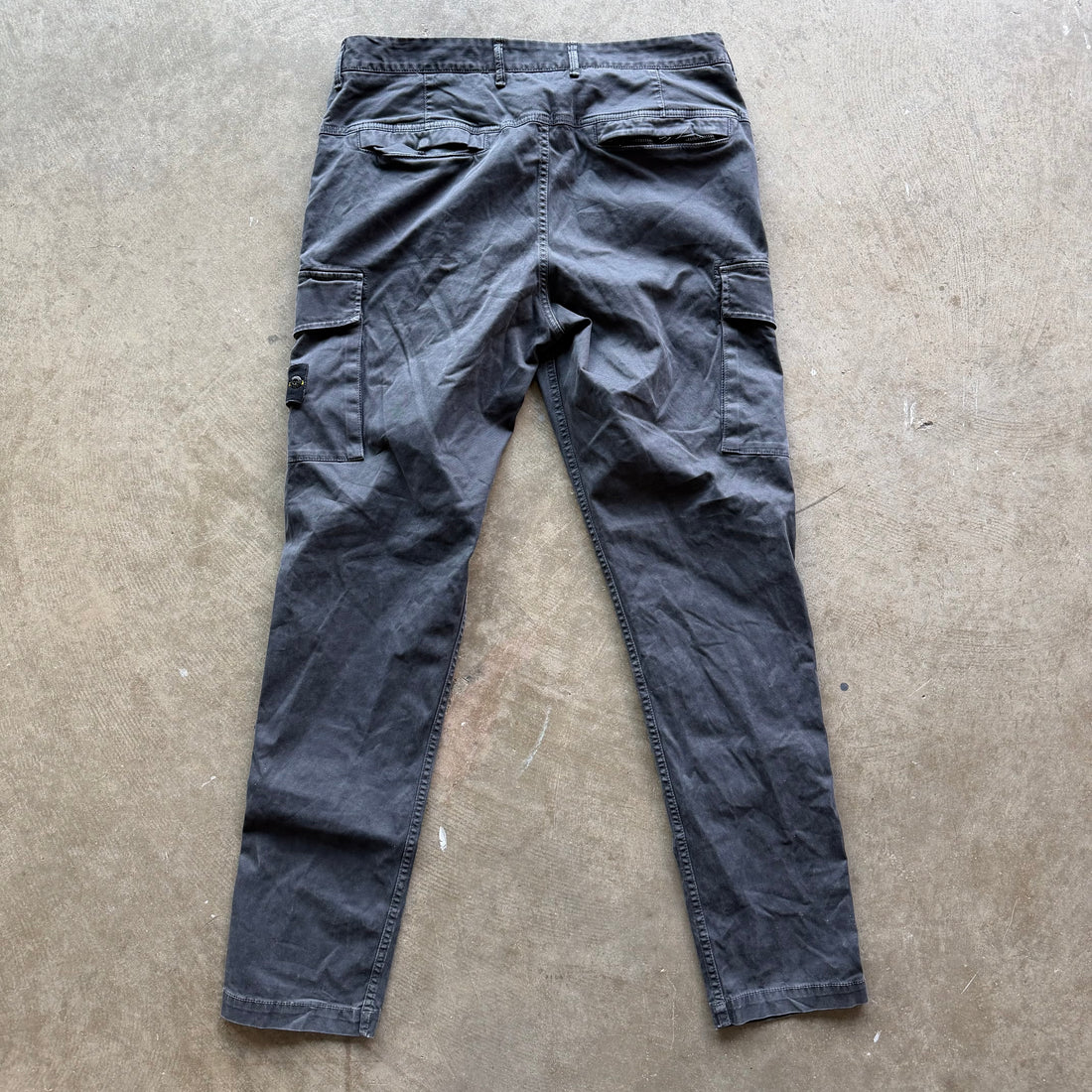 35x32 Stone Island Gray Cargo Pants