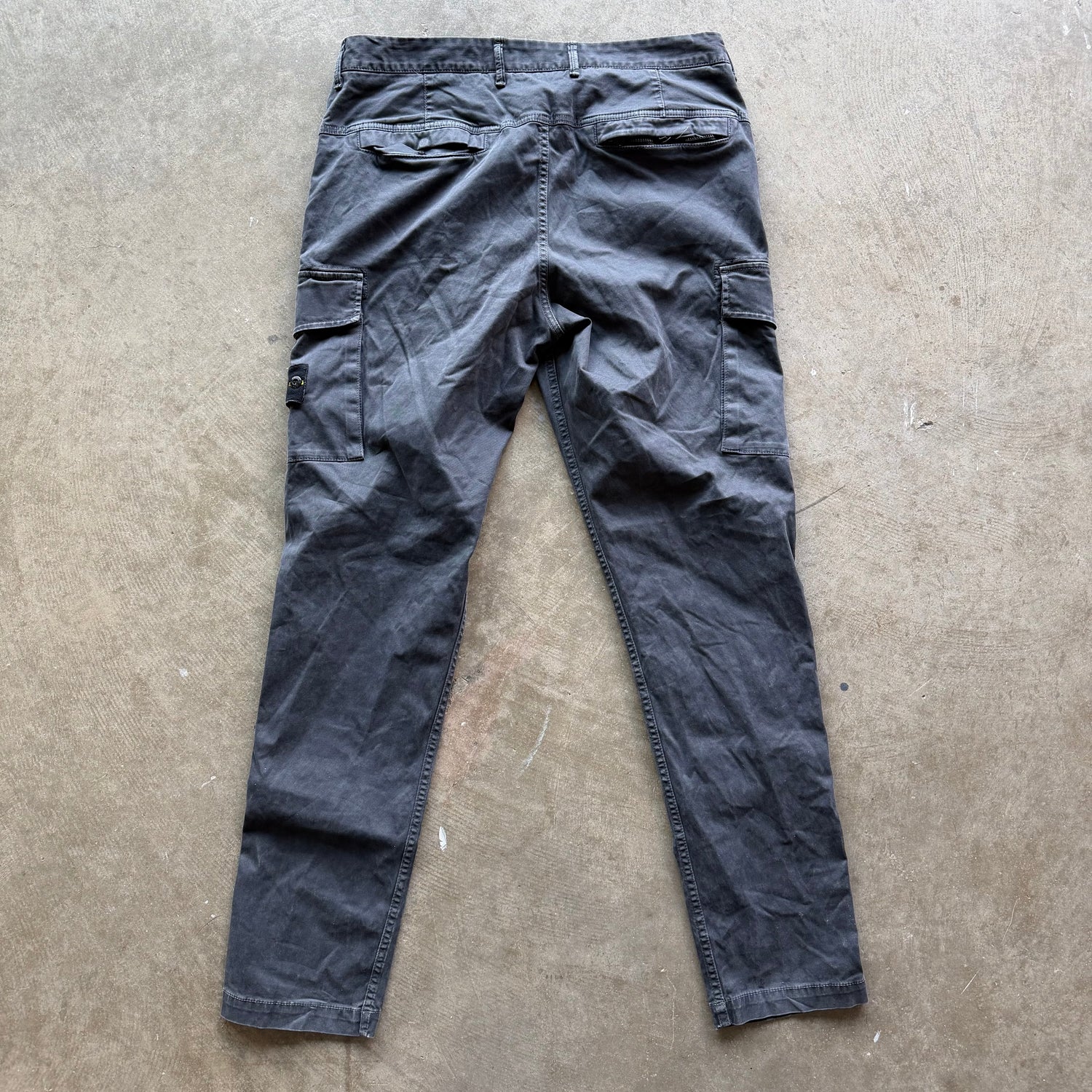 35x32 Stone Island Gray Cargo Pants