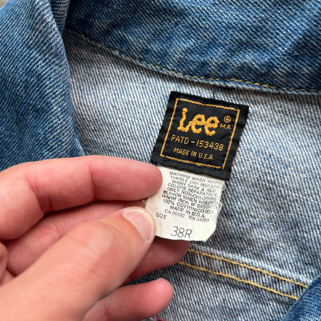 M 90s Hard Rock Denim Jacket