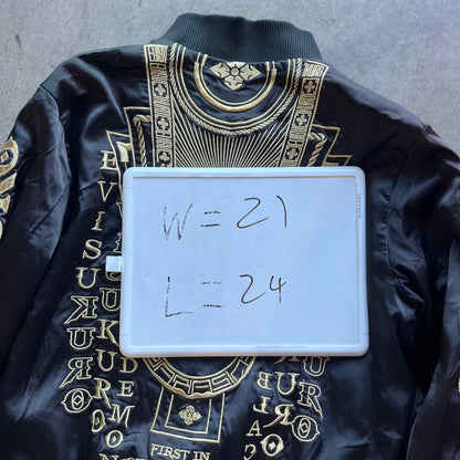 S Evisu Kuro Gold Bomber Jacket
