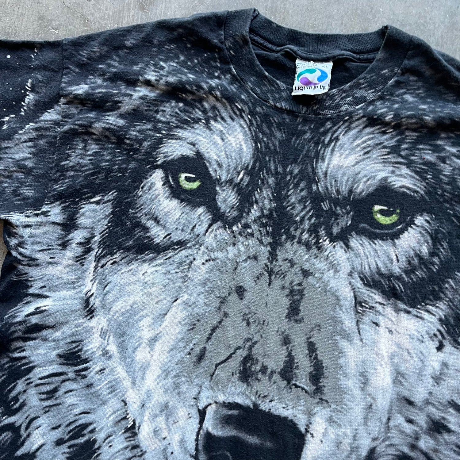 XL 95 Liquid Blue Wolf Tee