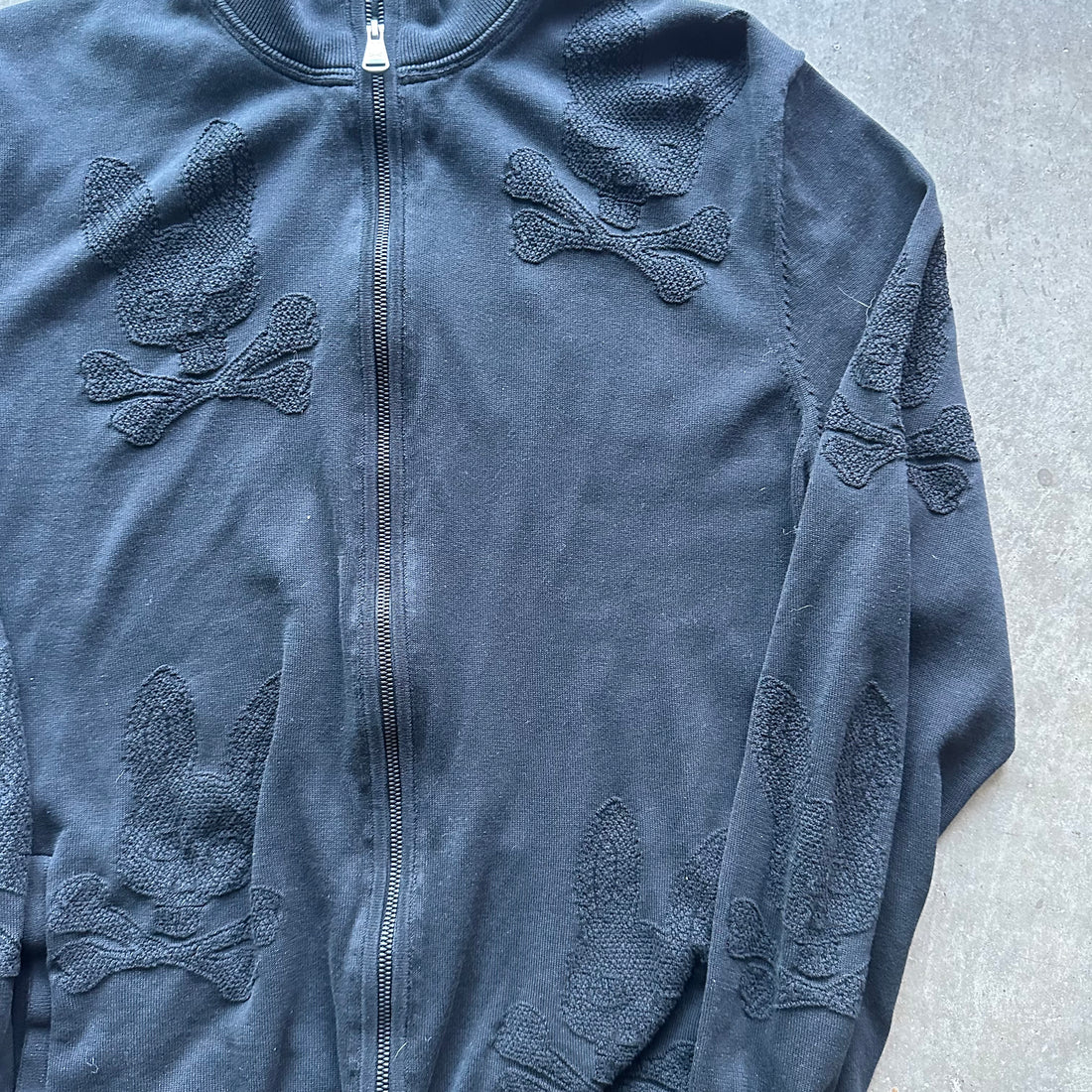L Psycho Bunny Cardigan