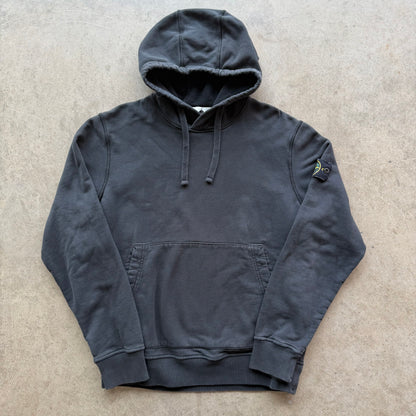 L Stone Island Black Patch Hoodie