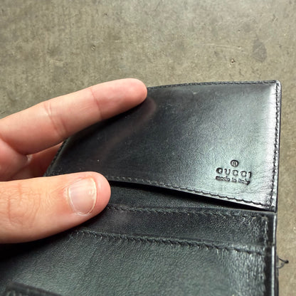 Vintage Gucci Canvas Bifold Wallet