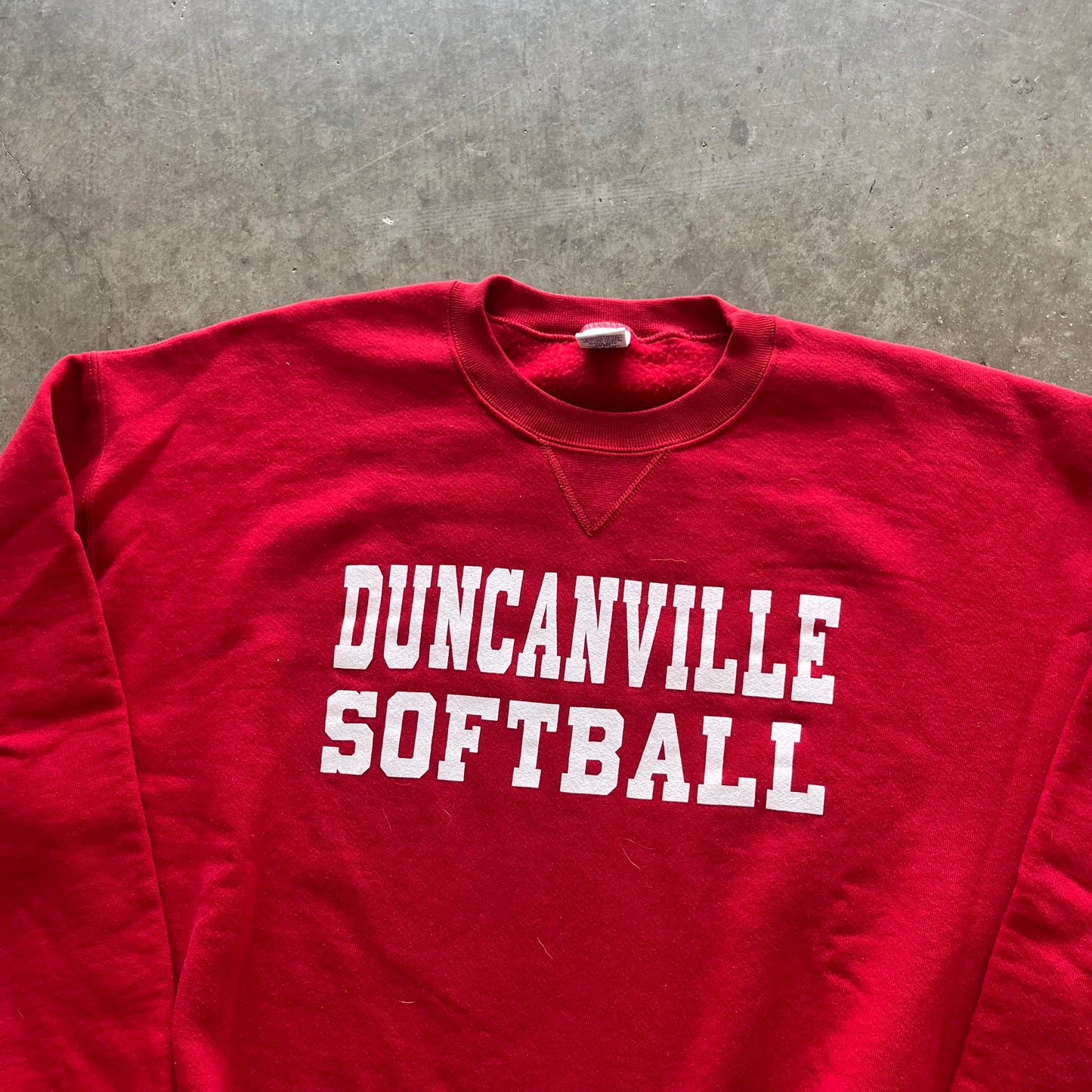 XL 90s Duncanville Softball Crewneck