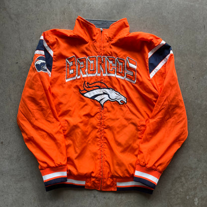 XL 00s reversible Broncos Jacket