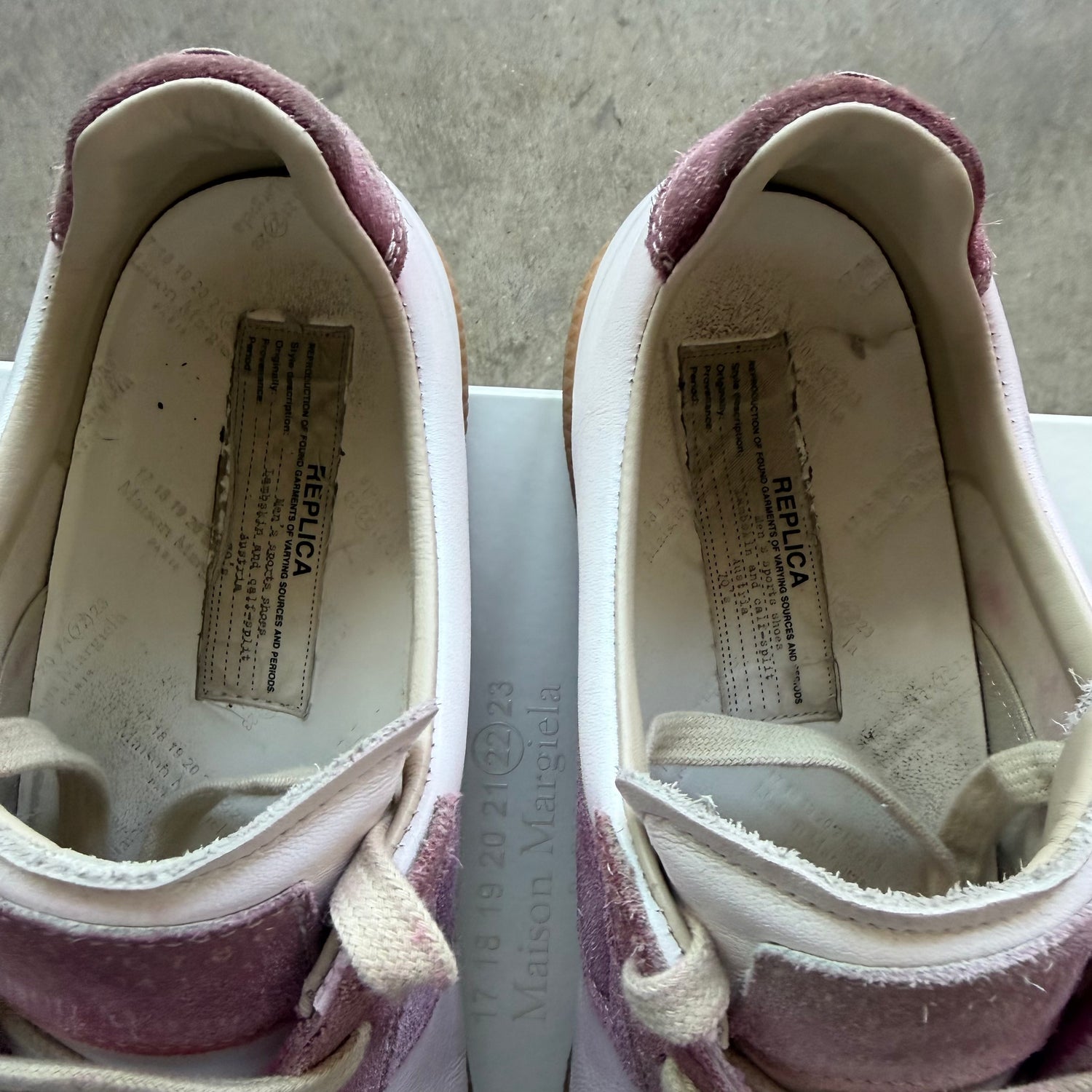 10 Used Margiela Replica Gat Custom Pink Dye