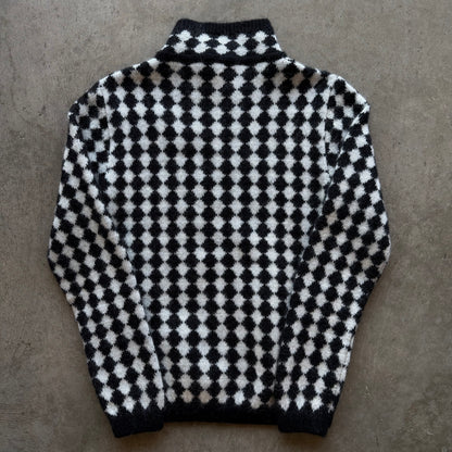 M Saint Laurent Diamond Motif Sweater