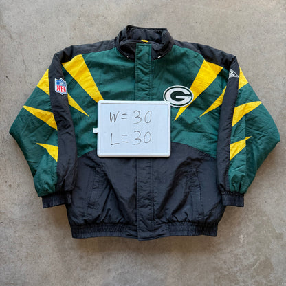 XL 90s Green Bay Packers Sharktooth Jacket